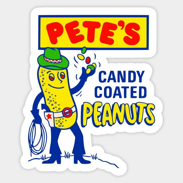 Candy Coated Peanuts Sticker by flimflamsam